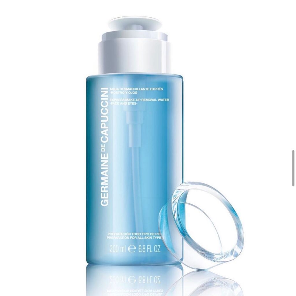 Germaine de Capuccini makeup remover bottle